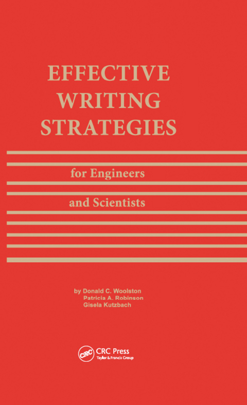 Cover image for book Effective Writing Strategies for Engineers and Scientists