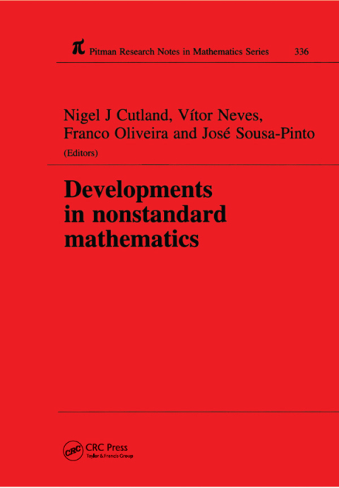 Cover image for book Developments in Nonstandard Mathematics