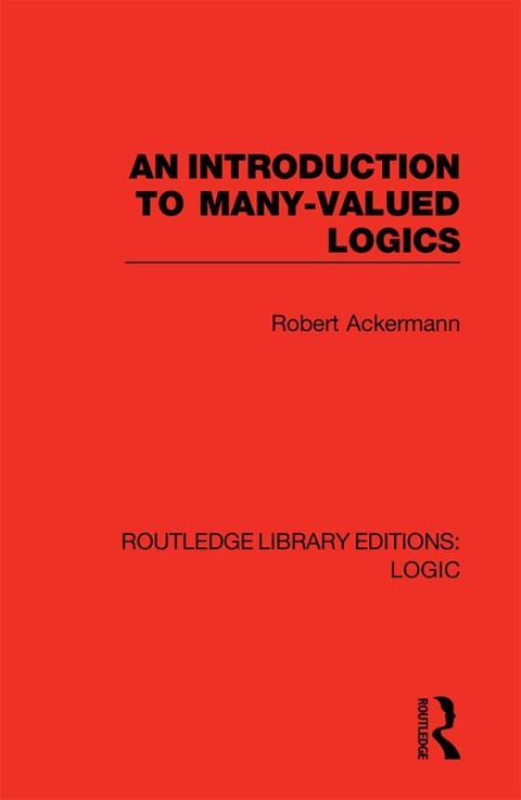 Cover image for book An Introduction to Many-valued Logics