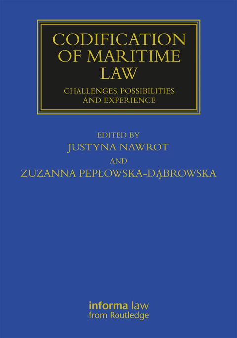 Cover image for book Codification of Maritime Law