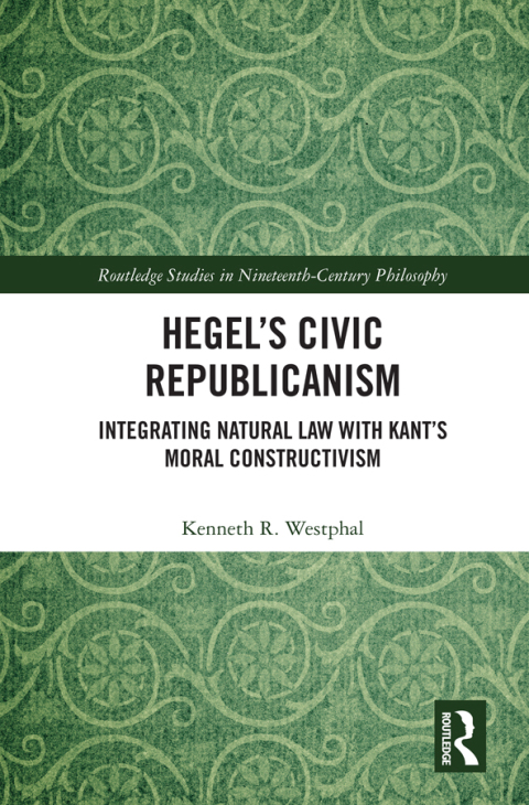 Cover image for book Hegel’s Civic Republicanism