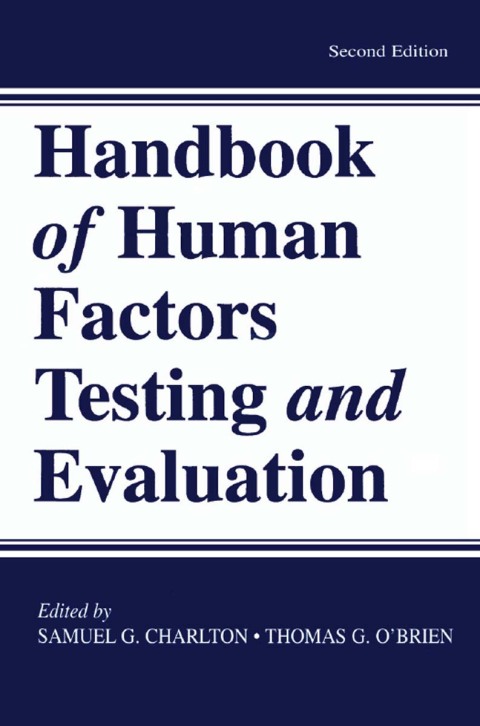 Cover image for book Handbook of Human Factors Testing and Evaluation