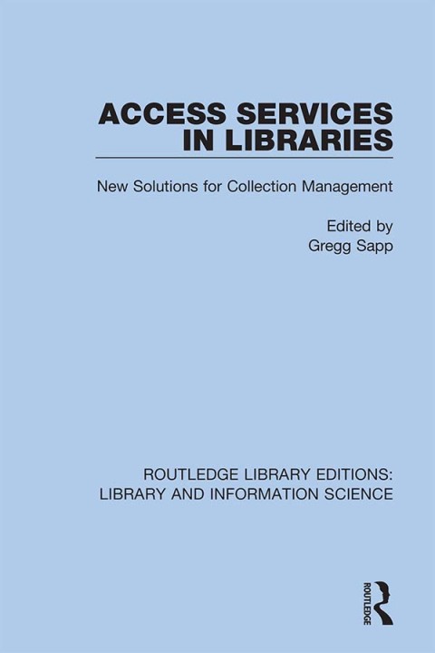 Cover image for book Access Services in Libraries