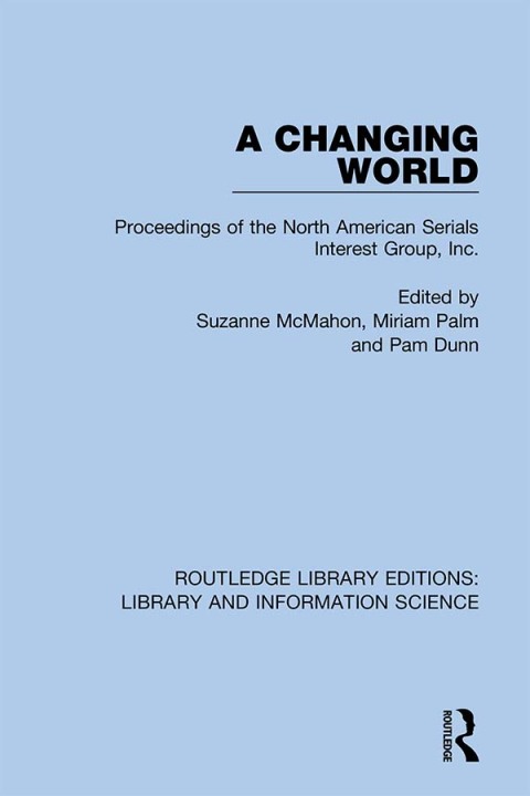 Cover image for book A Changing World