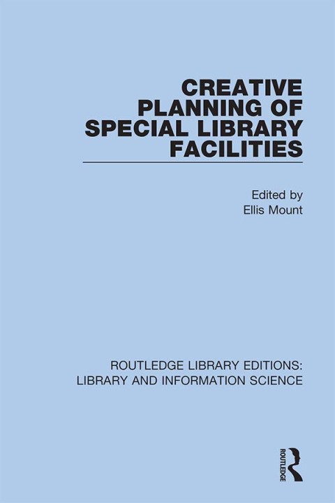Cover image for book Creative Planning of Special Library Facilities