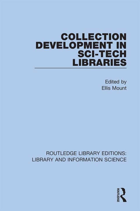 Cover image for book Collection Development in Sci-Tech Libraries