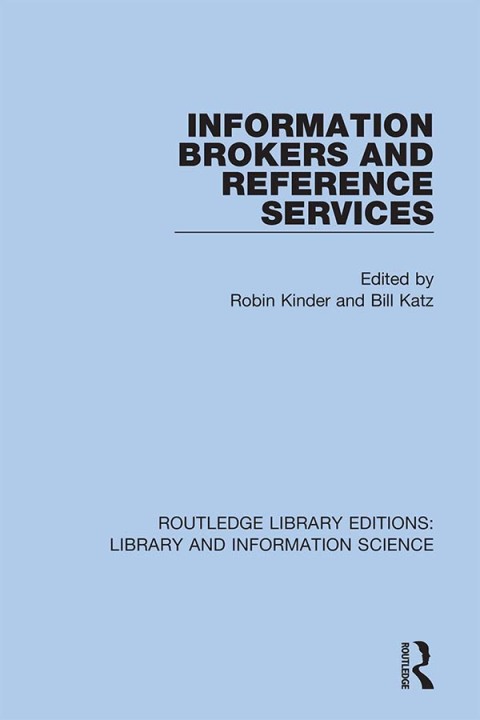 Cover image for book Information Brokers and Reference Services