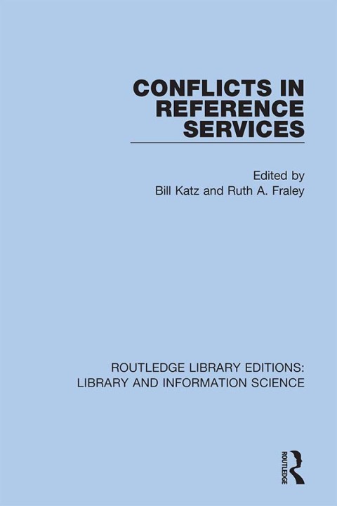 Cover image for book Conflicts in Reference Services
