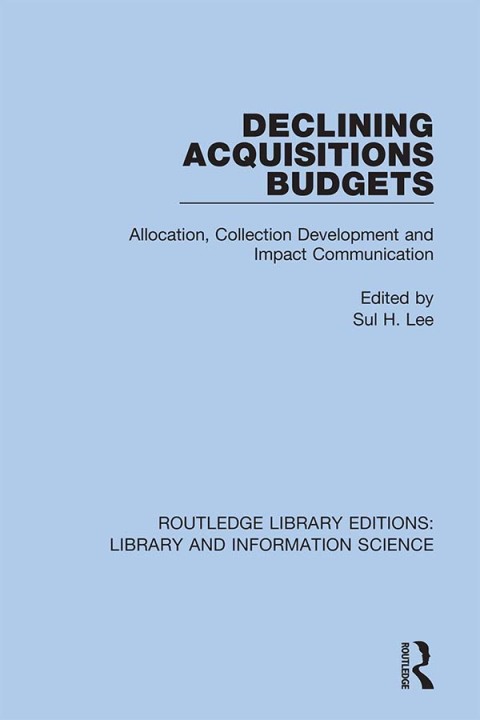 Cover image for book Declining Acquisitions Budgets