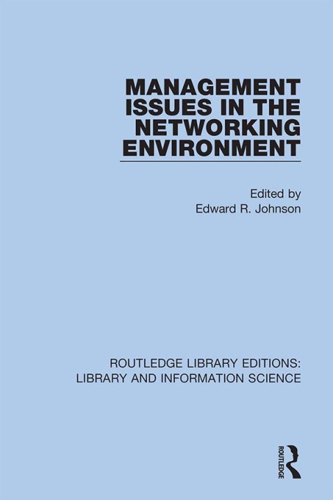 Cover image for book Management Issues in the Networking Environment