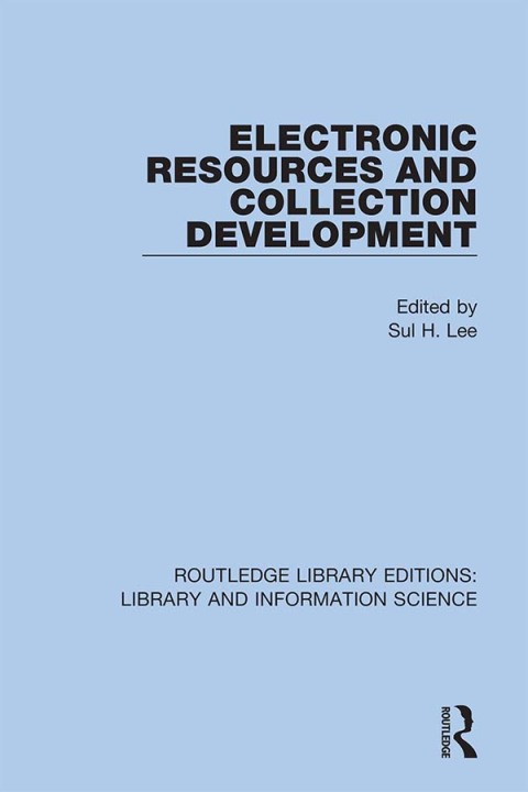Cover image for book Electronic Resources and Collection Development