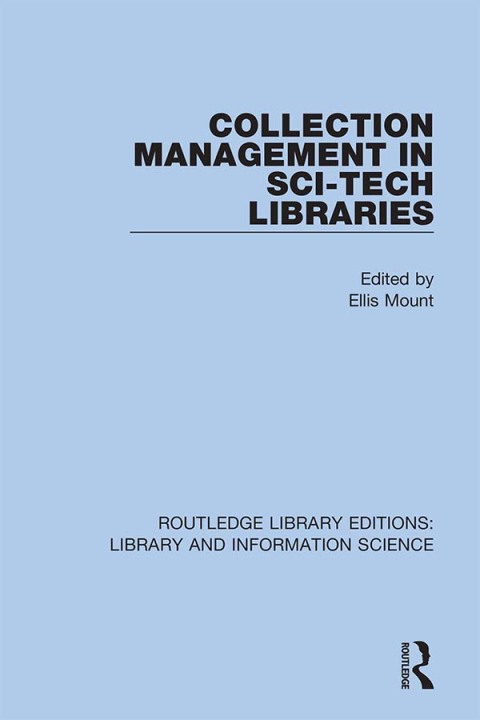 Cover image for book Collection Management in Sci-Tech Libraries