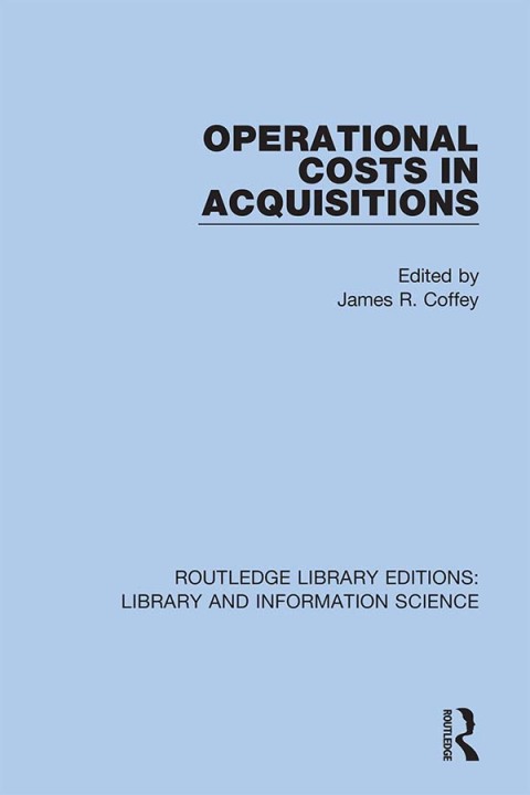 Cover image for book Operational Costs in Acquisitions