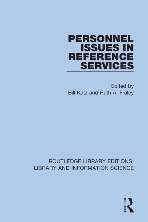 Cover image for book Personnel Issues in Reference Services