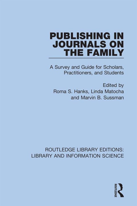 Cover image for book Publishing in Journals on the Family