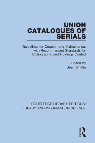 Union Catalogues of Serials