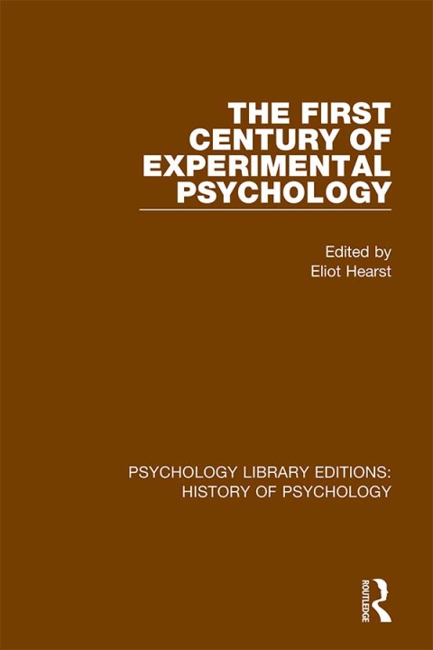Cover image for book The First Century of Experimental Psychology