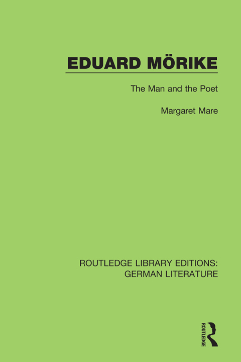 Cover image for book Eduard Mörike