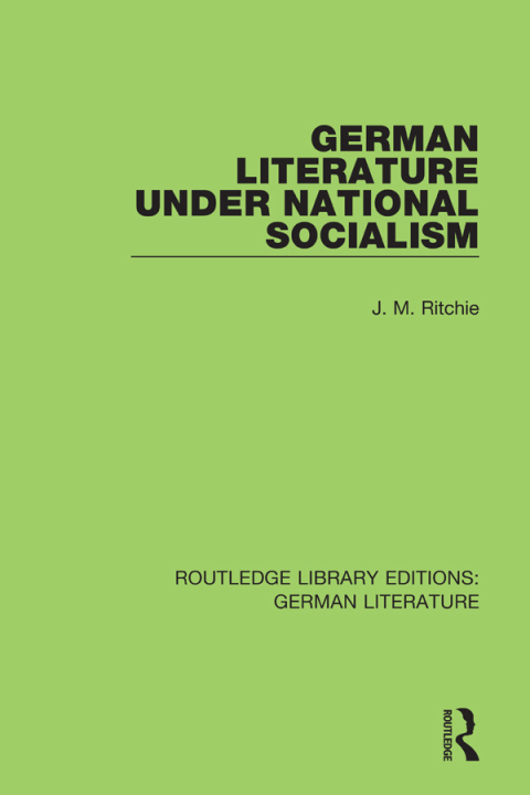 German Literature under National Socialism 