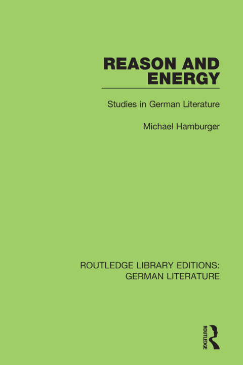 Cover image for book Reason and Energy