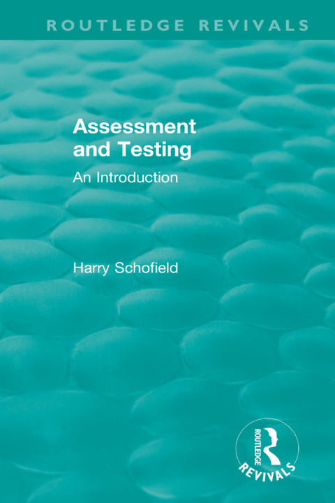 Cover image for book Assessment and Testing