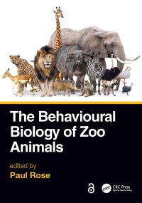 Cover image: The Behavioural Biology of Zoo Animals 1st edition 9781032077192