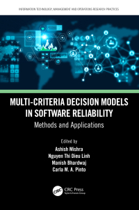 Cover image: Multi-Criteria Decision Models in Software Reliability 1st edition 9780367408824