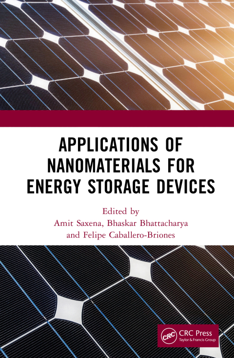 Cover image for book Applications of Nanomaterials for Energy Storage Devices