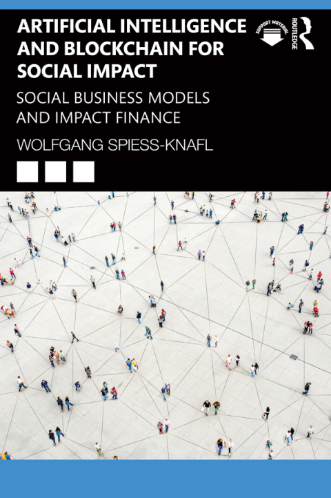 Cover image for book Artificial Intelligence and Blockchain for Social Impact