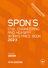 Titelbild: Spon's Civil Engineering and Highway Works Price Book 2023 37th edition 9781032331751