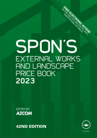 Cover image: Spon's External Works and Landscape Price Book 2023 42nd edition 9781032331768