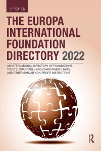 Titelbild: The Europa International Foundation Directory 2022 31st edition 9781032274300