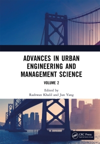 صورة الغلاف: Advances in Urban Engineering and Management Science Volume 2 1st edition 9781032384924