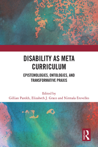 Cover image: Disability as Meta Curriculum 1st edition 9781032172187