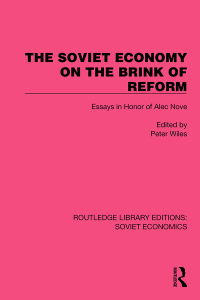 Cover image: The Soviet Economy on the Brink of Reform 1st edition 9781032494852