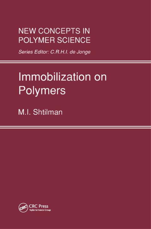 Cover image for book Immobilization on Polymers
