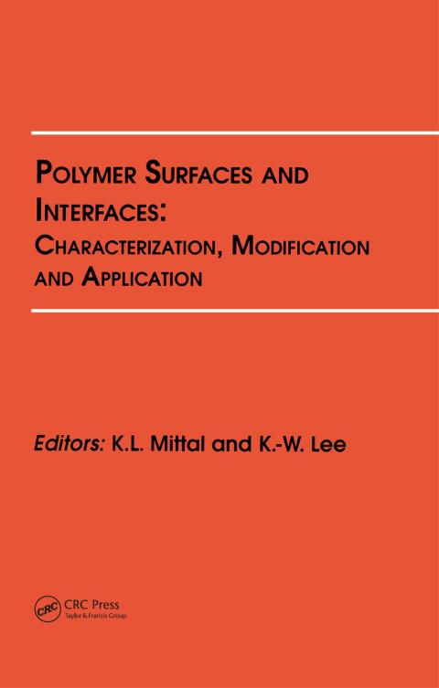 Cover image for book Polymer Surfaces and Interfaces: Characterization, Modification and Application