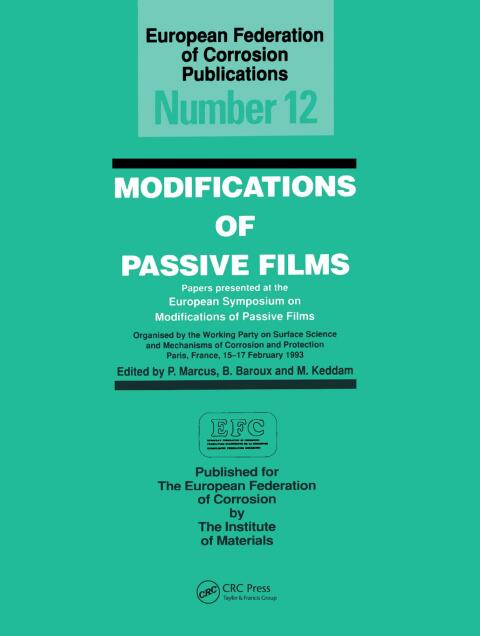 Cover image for book Modifications of Passive Films