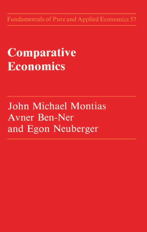 Cover image for book Comparative Economics