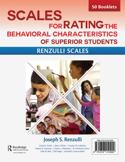 Scales for Rating the Behavioral Characteristics of Superior Students--Print Version 