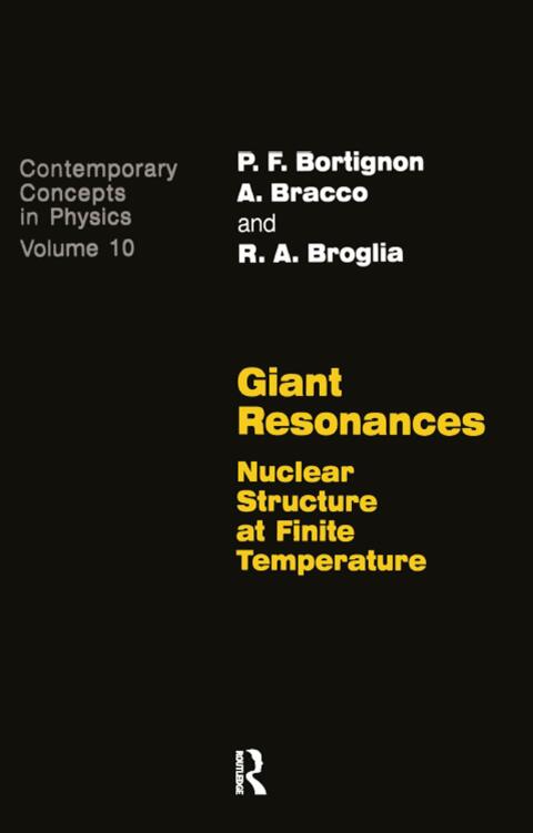 Cover image for book Giant Resonances