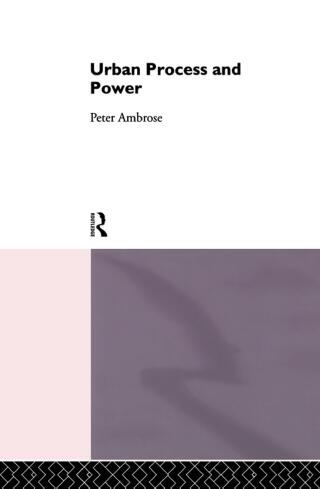 Urban Process and Power