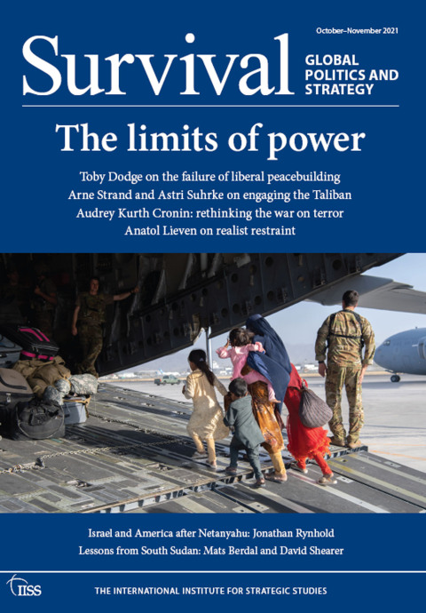 Cover image for book Survival October-November 2021: The Limits of Power