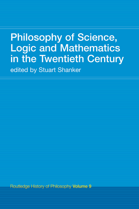 Cover image for book Philosophy of Science, Logic and Mathematics in the 20th Century