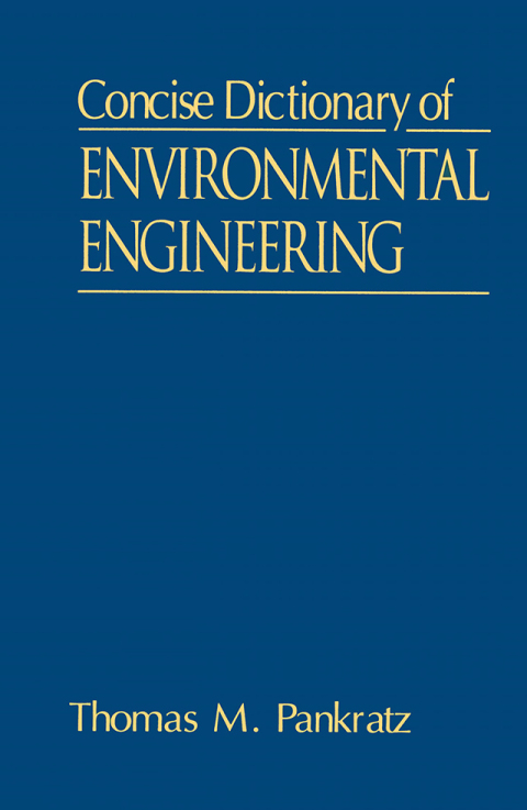 Cover image for book Concise Dictionary of Environmental Engineering