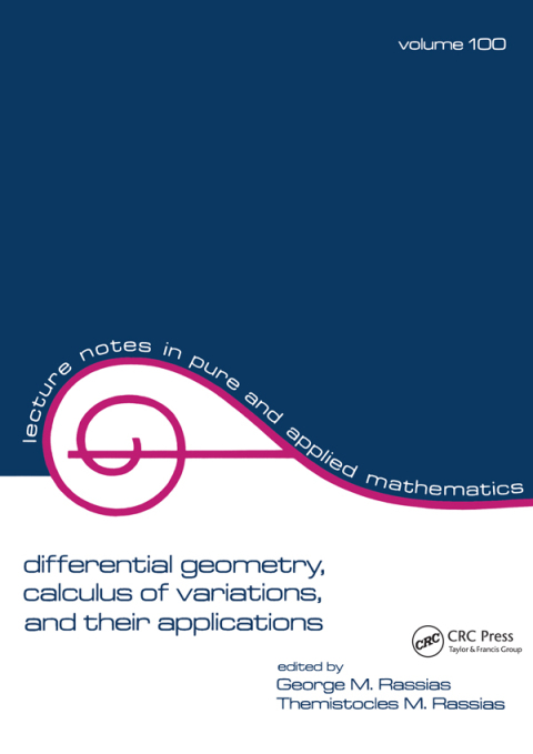 Cover image for book Differential Geometry, Calculus of Variations, and Their Applications