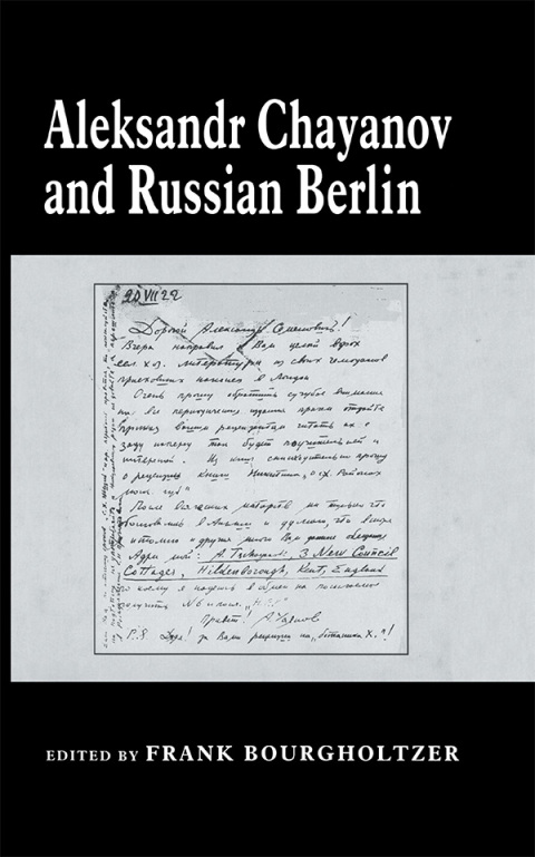 Cover image for book Aleksandr Chayanov and Russian Berlin