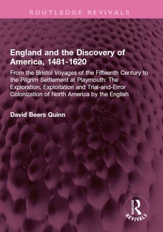 England and the Discovery of America, 1481-1620