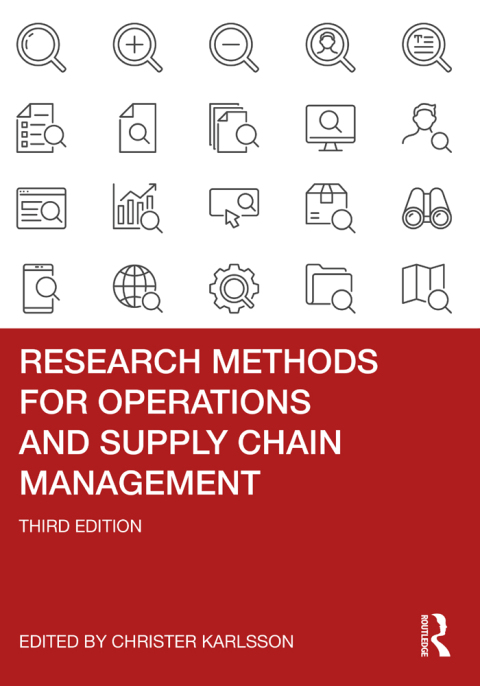 Cover image for book Research Methods for Operations and Supply Chain Management