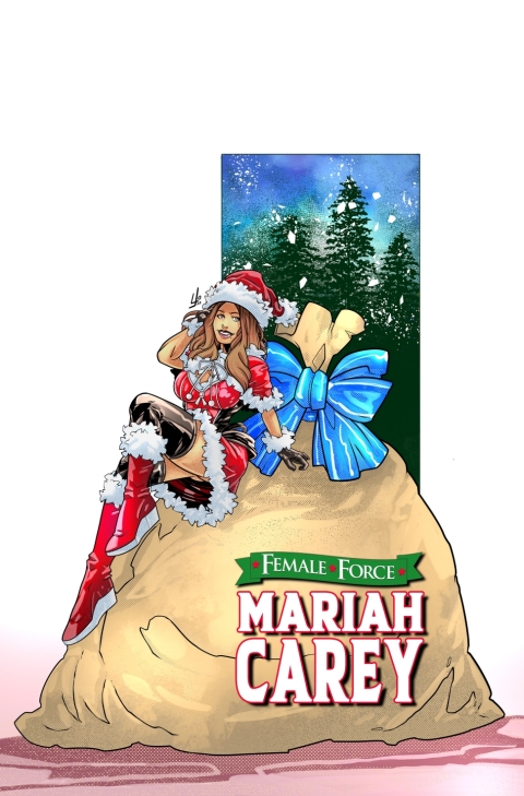 Cover image for book Female Force: Mariah Carey: Bonus Holiday Edition